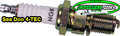 NGK DCPR8E Spark Plug Sea Doo GTi 4-Tec 07-18 GTR 13-15 GTX 02-15 RXP/X & RXT-X07-15 WAKE 07-17