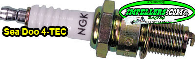 NGK DCPR8E Spark Plug Sea Doo GTi 4-Tec 07-18 GTR 13-15 GTX 02-15 RXP/X &amp; RXT-X07-15 WAKE 07-17