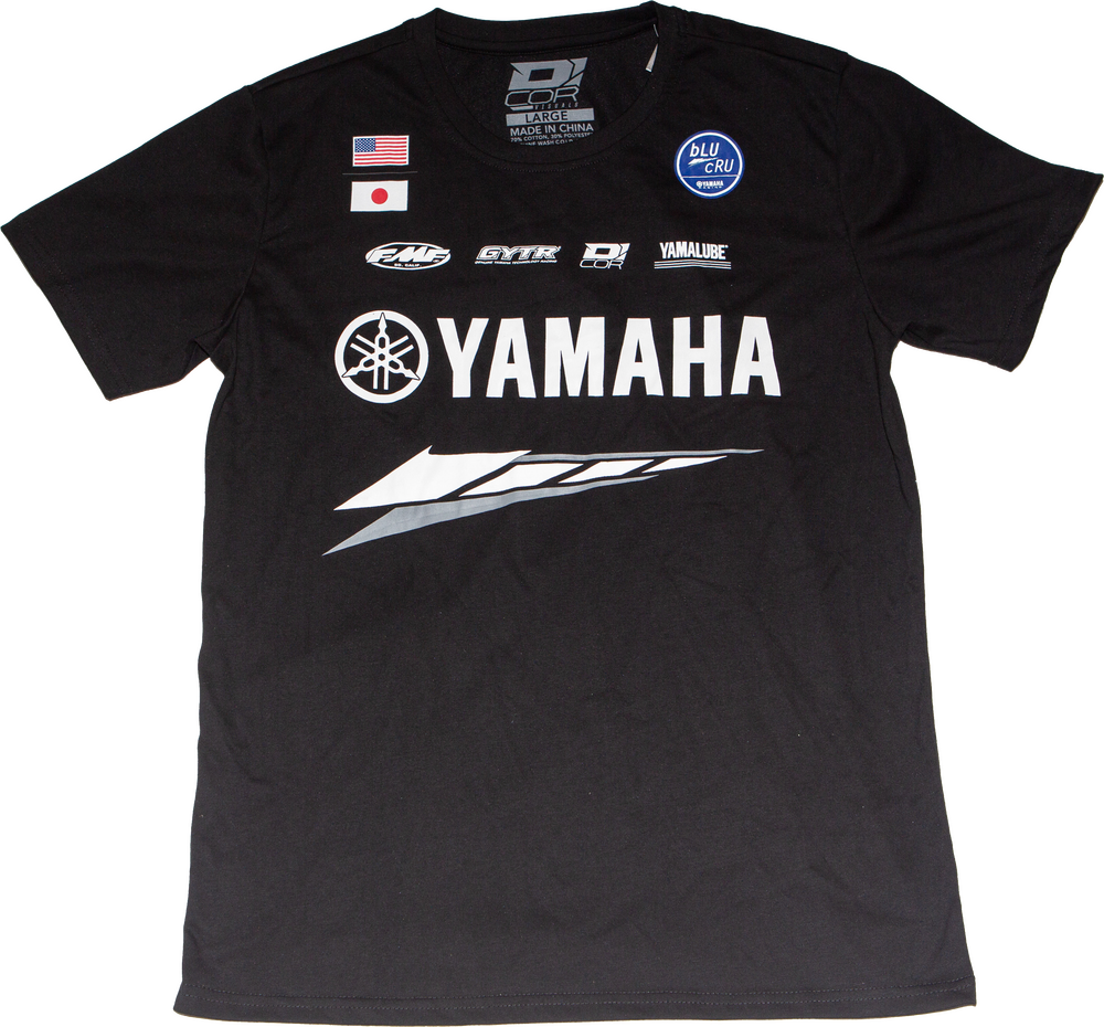D-COR YAMAHA FACTORY T-SHIRT BLACK