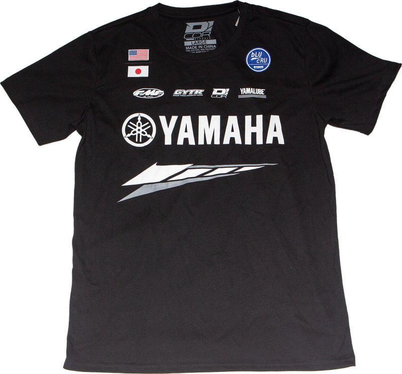 D-COR YAMAHA FACTORY T-SHIRT BLACK