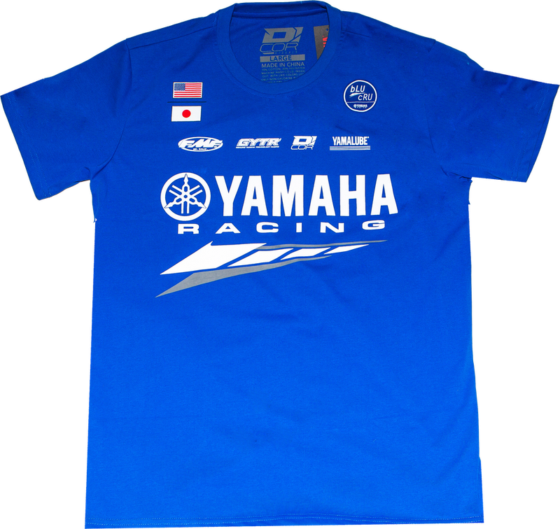D-COR YAMAHA FACTORY T-SHIRT BLUE