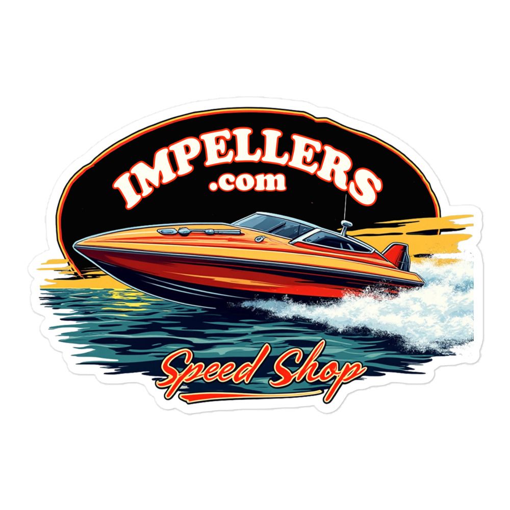 Impellers Boat Speed Shop Bubble-free stickers