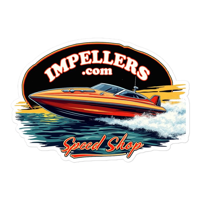 Impellers Boat Speed Shop Bubble-free stickers