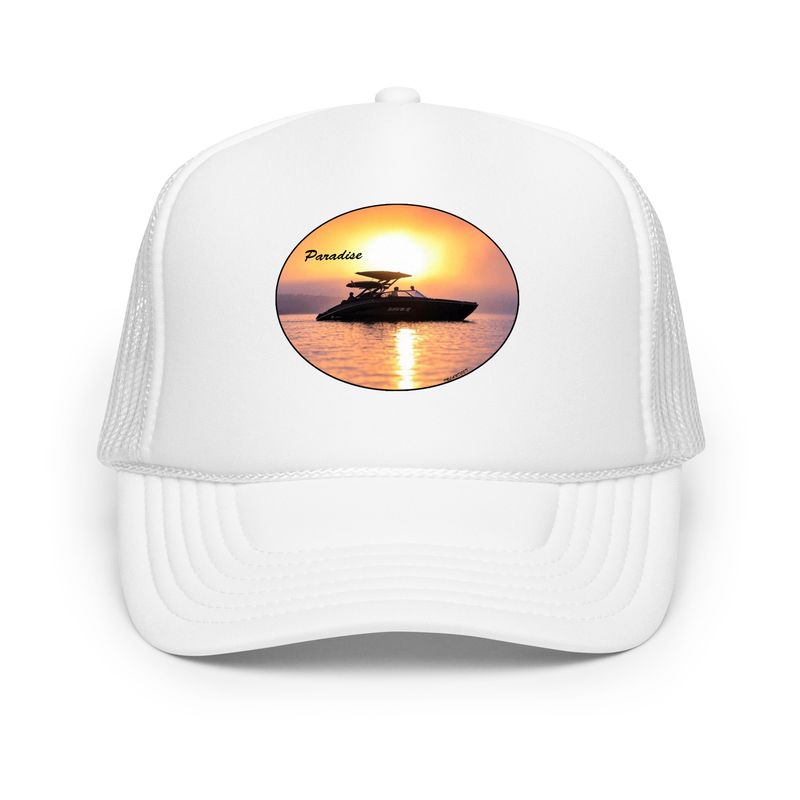 Paradise Boating Foam trucker hat