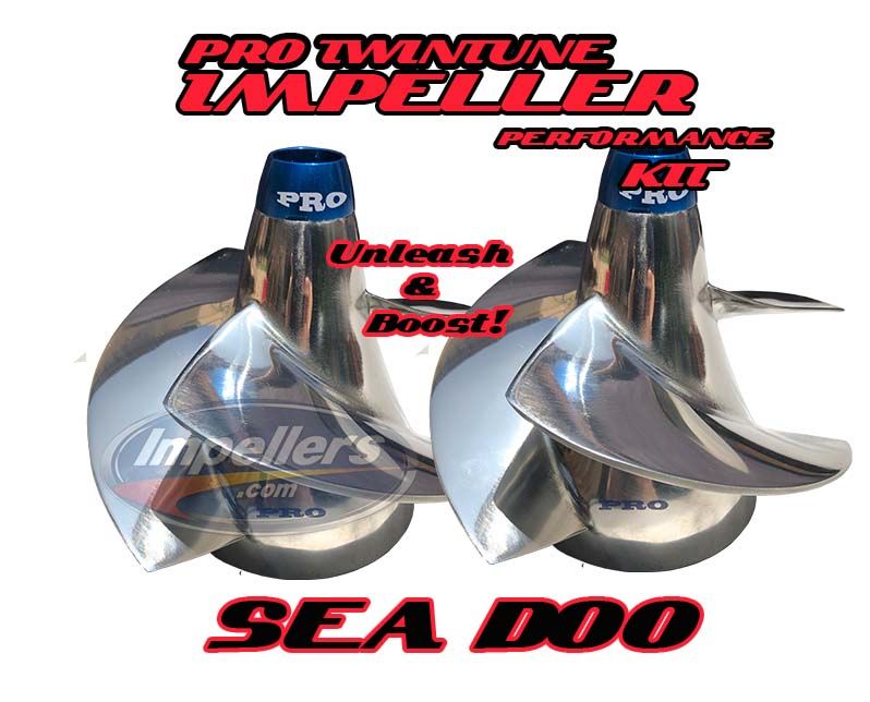 Twin-Tune 2x SeaDoo impeller Kit Sea Doo Boat 720ccx2 Sportster LT 02, sportster 98, Challenger 98-01  Speedster 96-97 SK 99 Jetboat 5yr warranty