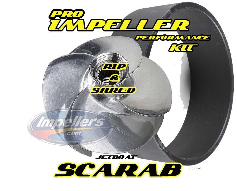 PRO Performance Scarab Impeller Kit Scarab jetboat 165 170hp single engine boat impellers upgrade