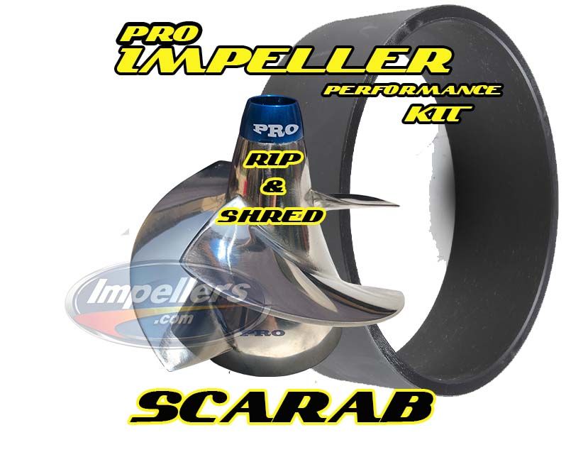 Pro Performance Scarab Impeller Kit 300HP Single Engine Jet Boat Open ID G 255 195 215