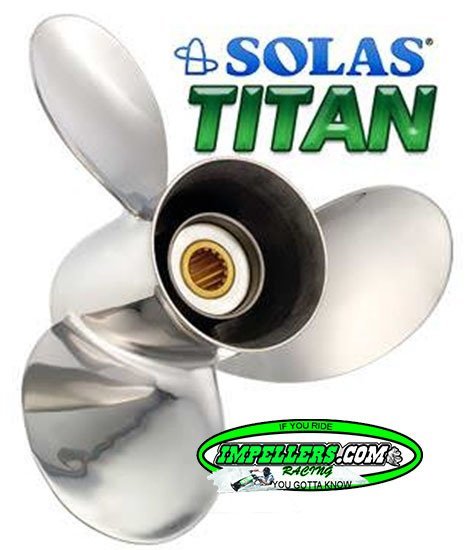 HONDA Solas Titan 3 Propeller Stainless Steel 3 Blade 60-130HP