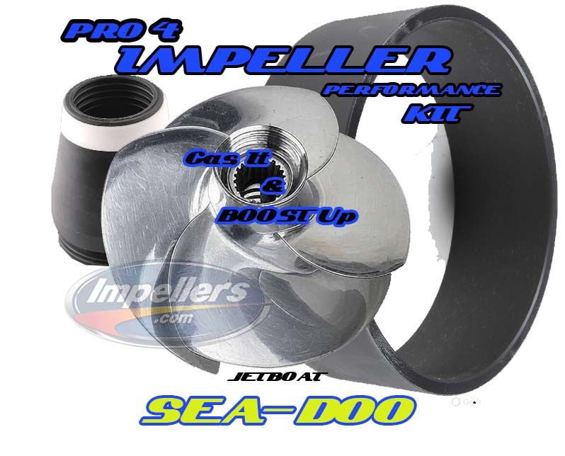 PRO 4 Performance Impeller kit Sea Doo Challenger 260HP/255 Speedster 260/255 2009-2012 SINGLE ENGINE jet boat 159mm