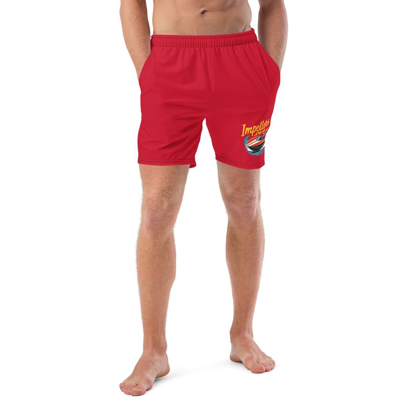 Impellers.com CRAZE Swim Trunks Red