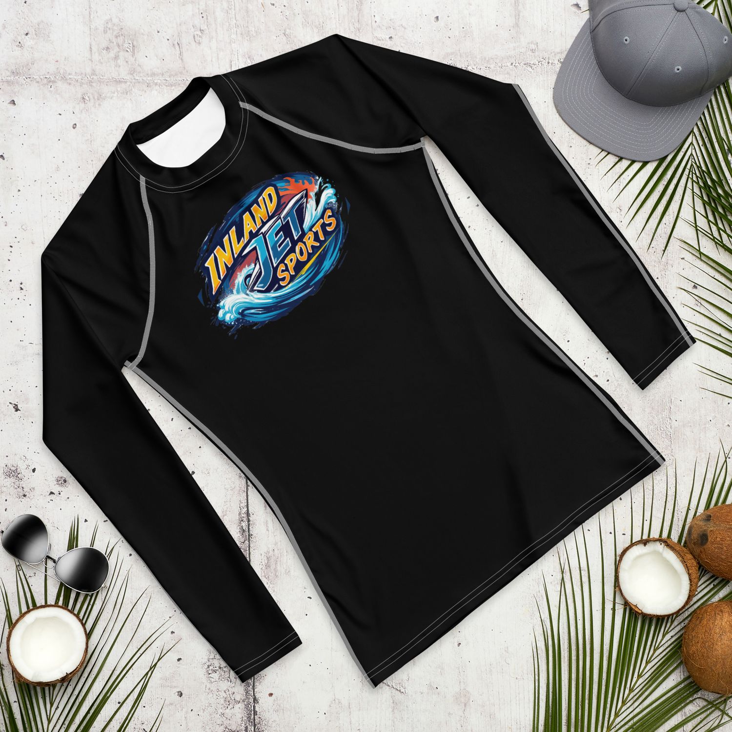 Inland Jet Sports Ride Hard Men&#39;s Rash Guard