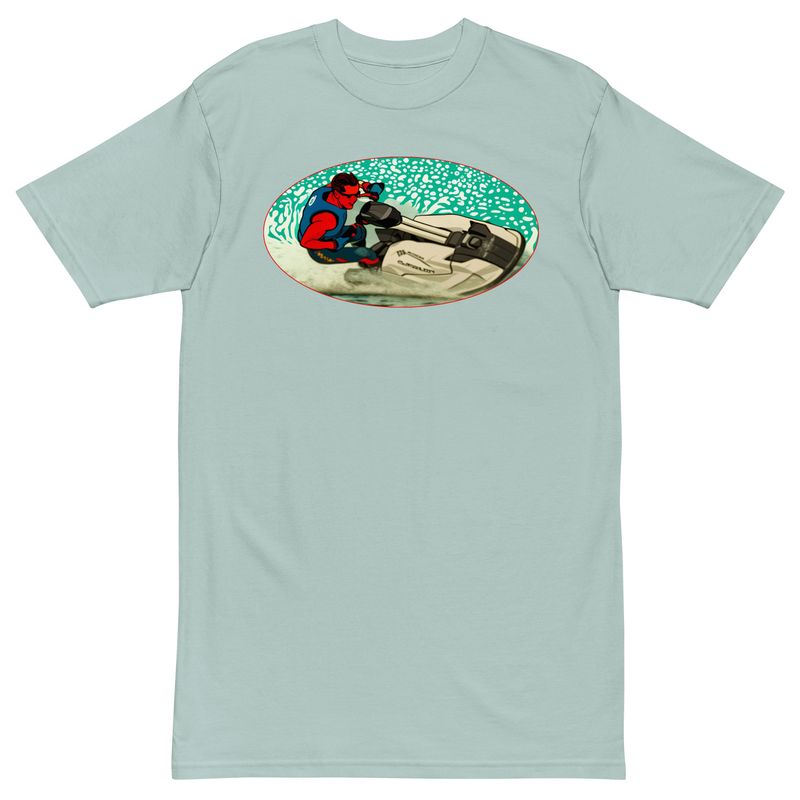 Inland Jet Sports Super Ripper Jet Skiing Men’s premium heavyweight tee