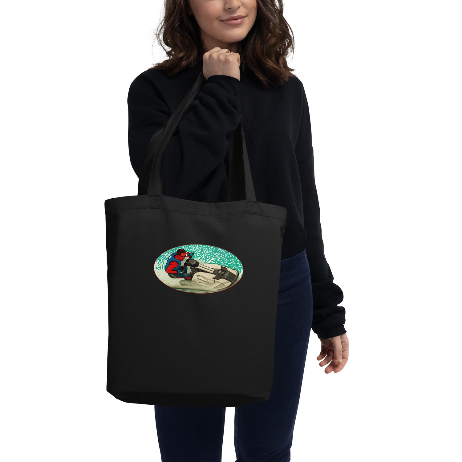 Inland Jet Sports Super Ripper Jet skiing Eco Tote Bag
