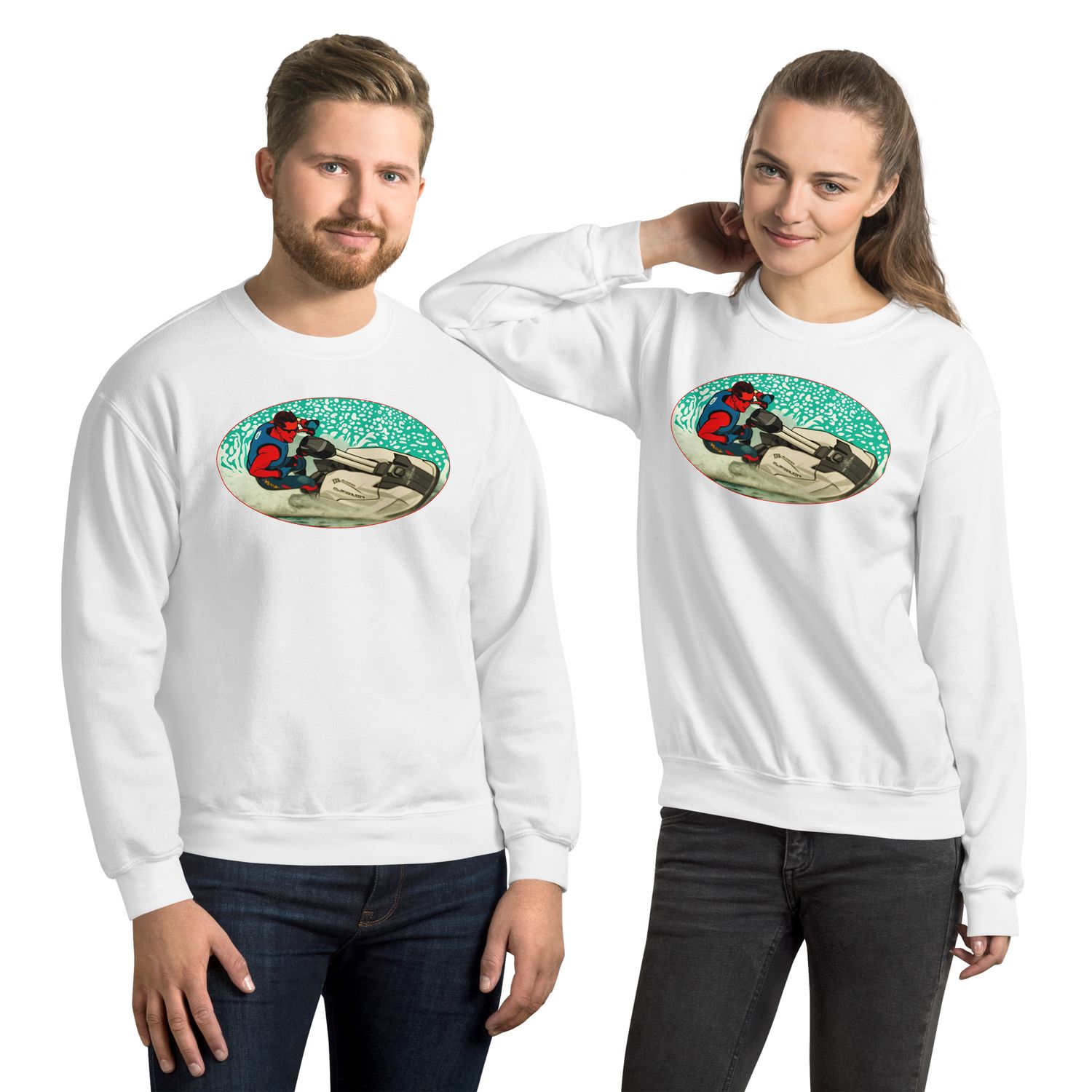 Inland Jet Sports Super Ripper Jet skiing Unisex Sweatshirt