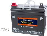 FIRE POWER BATTERY U1-32 SEALED FACTORY ACTIVATED
