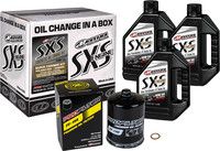 MAXIMA SXS QUICK CHANGE KIT 10W50 WITH BLACK OIL FILTER 13-24