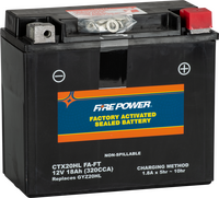 FIRE POWER BATTERY CTX20HL (FA) FT SEALED FACTORY ACTIVATED