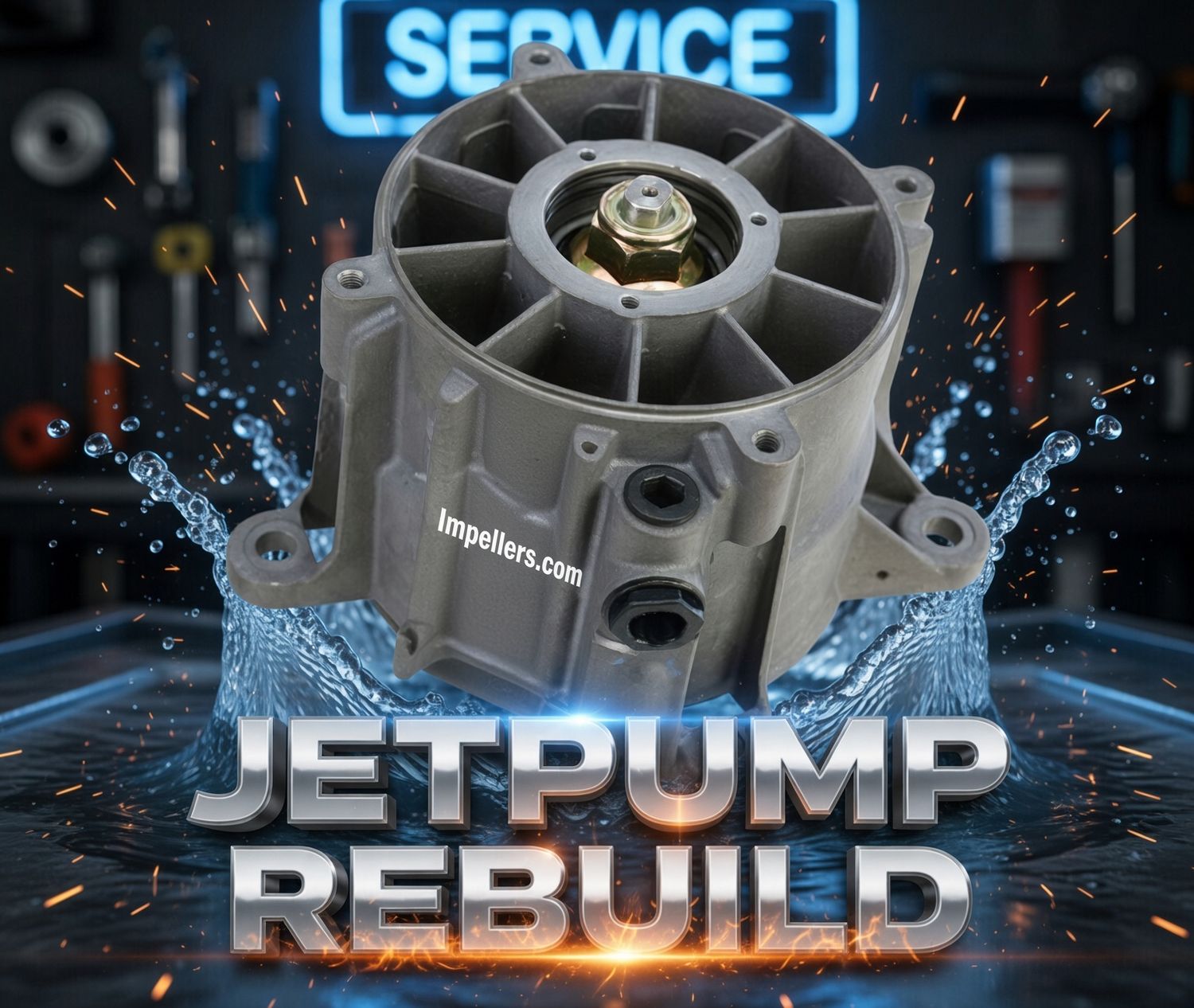 PRO Jet Pump Rebuild Service Sea Doo Vortex Scarab Boats impellers.com