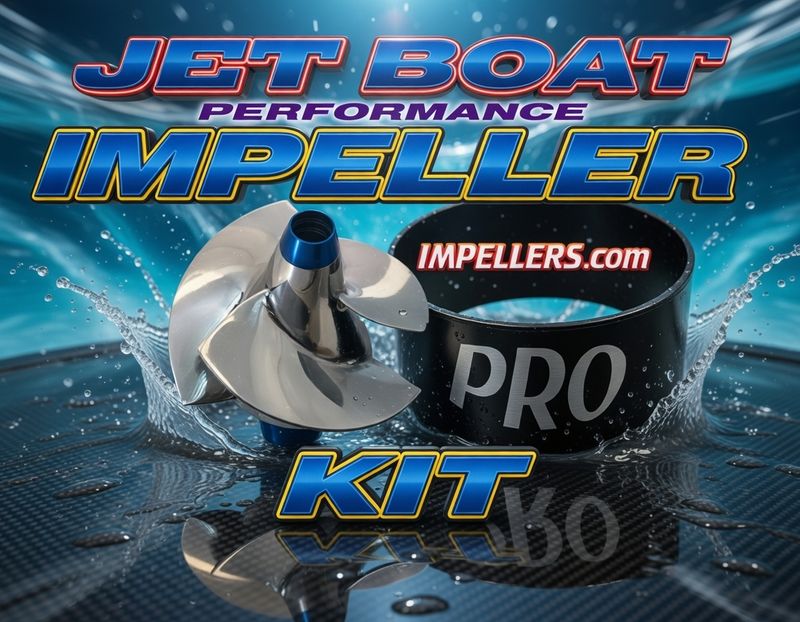 PRO 4 Vortex Impeller Kit With Wear Ring Chaparral Vortex 250HP SINGLE ENGINE JetBoat 2012-2015 5yr warranty
