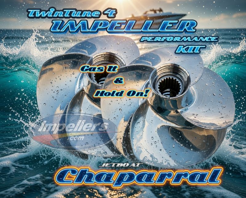 Twin-Tune 4 Performance 2x Vortex impellers kit Chaparral Vortex 150 Twin engine Jet Boat
