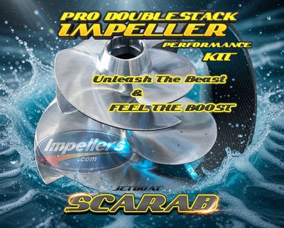 TWIN DoubleStack Impeller KIT with wear ring & tool Scarab 250HP Jet Boat SINGLE ENGINE 2013-15 TWIN DoubleStack Impeller KIT with wear ring & tool Scarab 250HP Jet Boat SINGLE ENGINE 2013-15