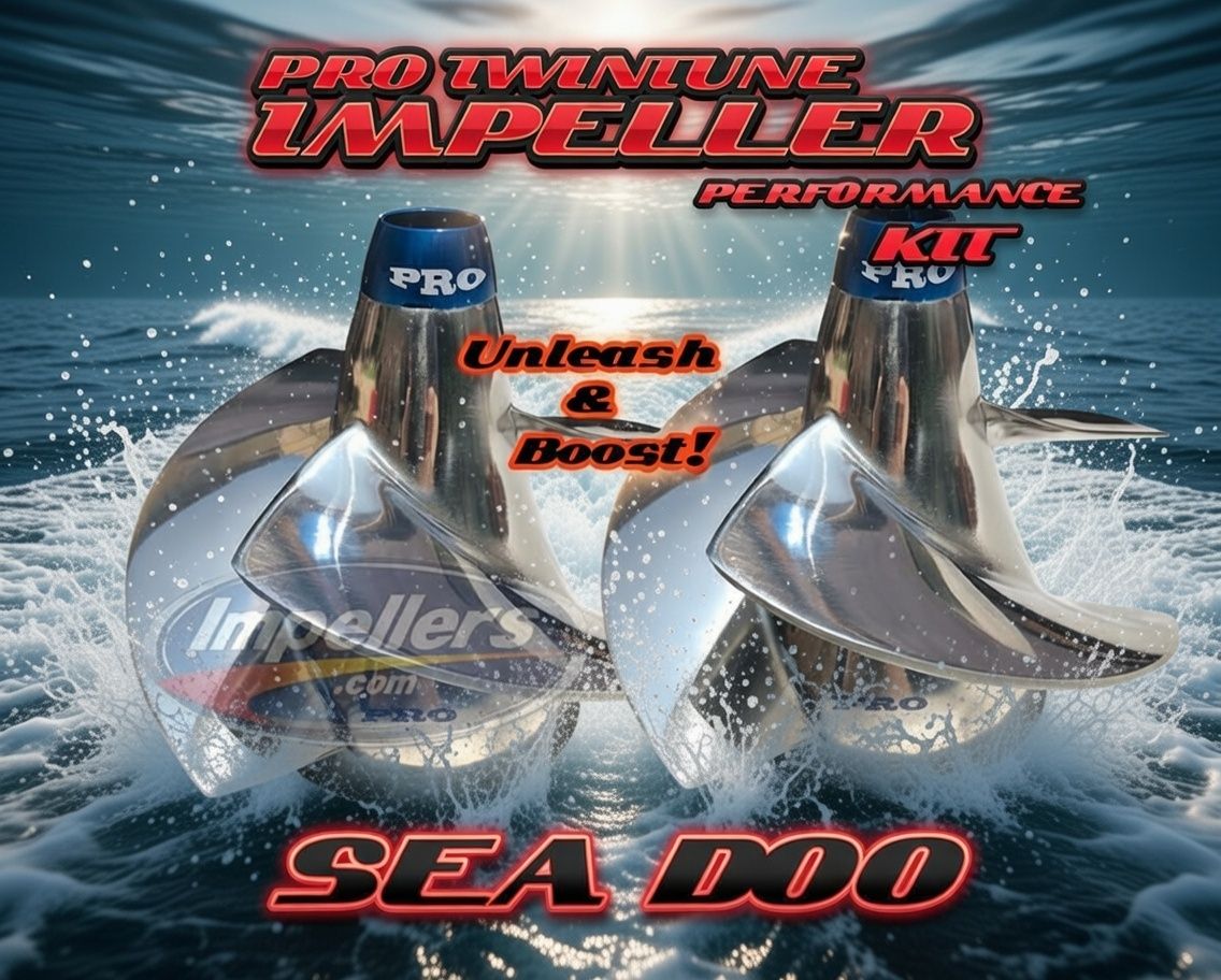 Twin-Tune 2x SeaDoo impeller Kit Sea Doo Boat 720ccx2 Sportster LT 02, sportster 98, Challenger 98-01  Speedster 96-97 SK 99 