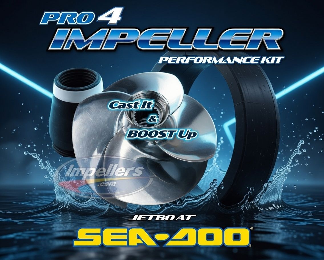 PRO 4 performance seadoo Impeller kit Sea Doo 150 speedster 155hp single engine Jet Boat 3yr warranty