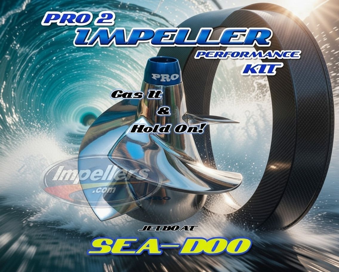 Pro 2 Impeller Sea Doo Challenger 800 single engine 1995-1998 SeaDoo boat 3yr warranty