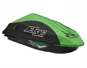 KAWASAKI SX-R 1500 VACU-JET SKI COVER - BLACK/GREEN W99995-474A