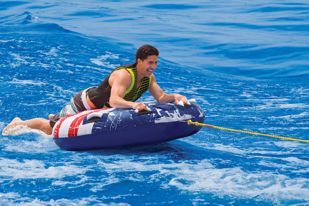 SPORTSTUFF STARS N STRIPES Tubing KIT 57" W/PUMP AND ROPE 53-4310K