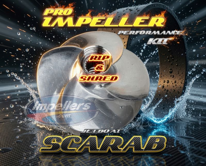 PRO4 Performance Scarab Impeller Kit 150hp 165g 165 id 165 HO Impulse Single Engine boat impellers Upgrade PRO Performance Scarab Impeller Kit 150hp 165g 165 id 165 HO Impulse Single Engine boat impellers Upgrade