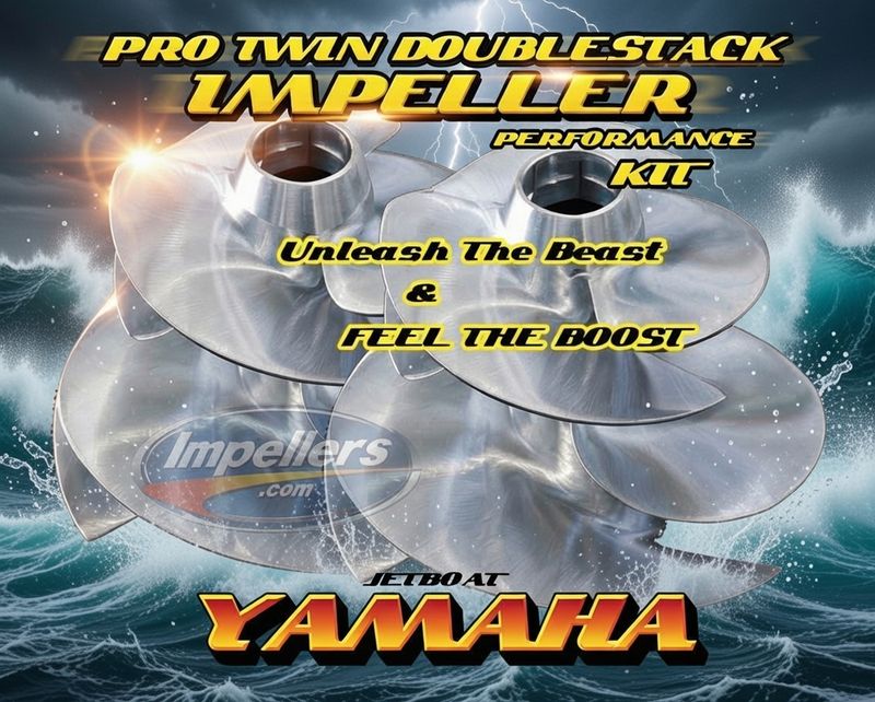 PRO Doublestack PRO 4 2x Solas Impellers kit Yamaha 255XE 255XD 255 FSH Sport E jet boat twin engine 3yr warranty