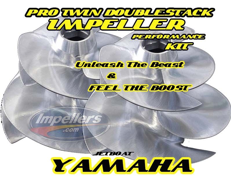 Doublestack 2 X Impellers Kit Yamaha Jet Boat 222  FSH Sport S SD SE XD XE