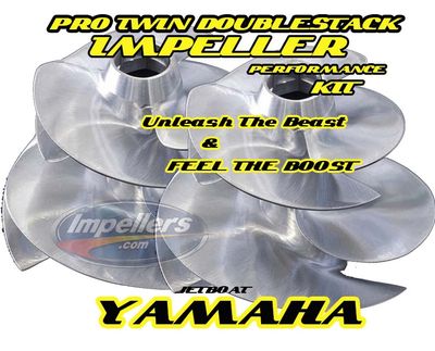 Doublestack 2 X Impellers Kit Yamaha Jet Boat 222  FSH Sport S SD SE XD XE
