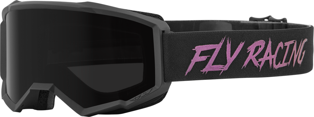 FLY RACING ZONE W/C GOGGLE BLACK/FUSION W/DARK SMOKE HYDROPHOC LENS