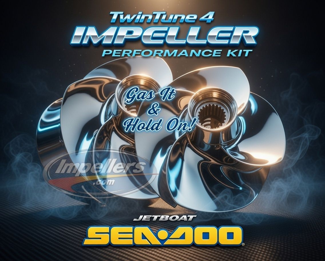 Twin-Tune 4 Performance 2 X SeaDoo Impellers Kit Sea Doo Jet Boat 310 &amp; 2 x 155  TWIN Engine