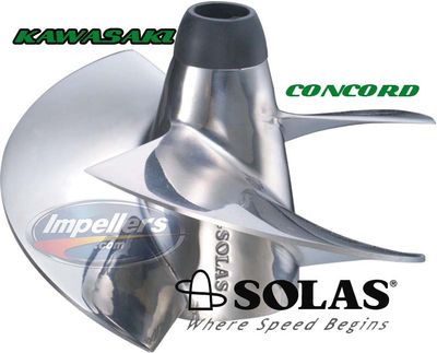 Solas Kawasaki Impeller KE-CD-9/15 Jet Ski Kawasaki 750 SXI 95-96, 750 SX 92-95, 750SS, XIR, 750STX 98 Performance Upgrade