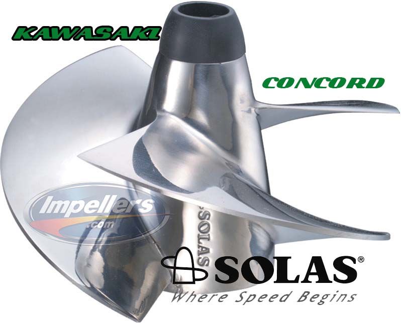 Solas Kawasaki Impeller KX-CD-15/23 JetSki Impeller Ultra 260LX/X 08-10, 250X 2007-08 Performance Upgrade