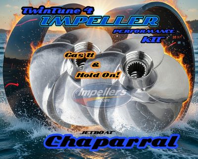 Twin-Tune 4 2x Vortex impellers kit & HD wear rings Chaparral Vortex 200hp Twin engine Jet Boat 5yr warranty Twin-Tune 4 2x Vortex impellers kit & HD wear rings Chaparral Vortex 200hp Twin engine Jet Boat 5yr warranty