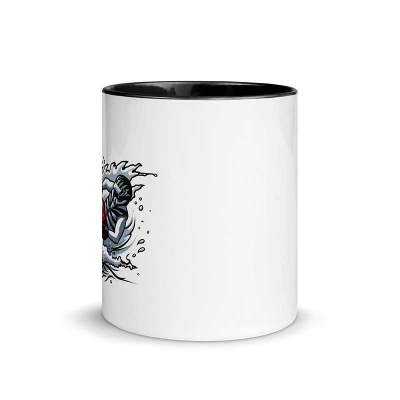 Jet On Mug with Color Inside