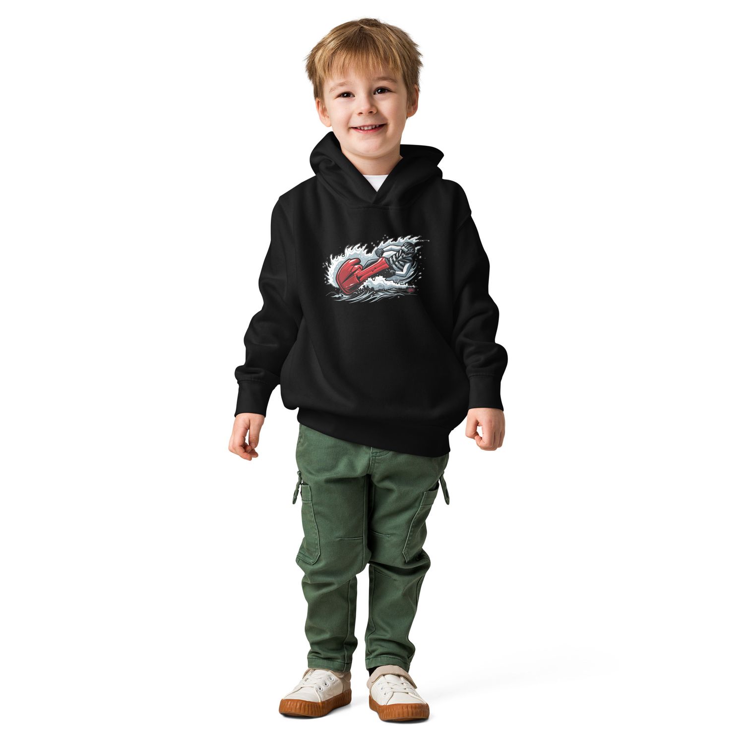 Jet On Toddler fleece pullover hoodie