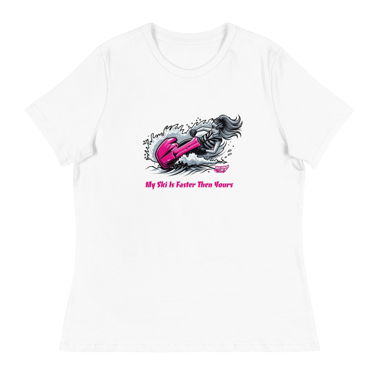 "My Ski Is Faster" Women's Relaxed T-Shirt