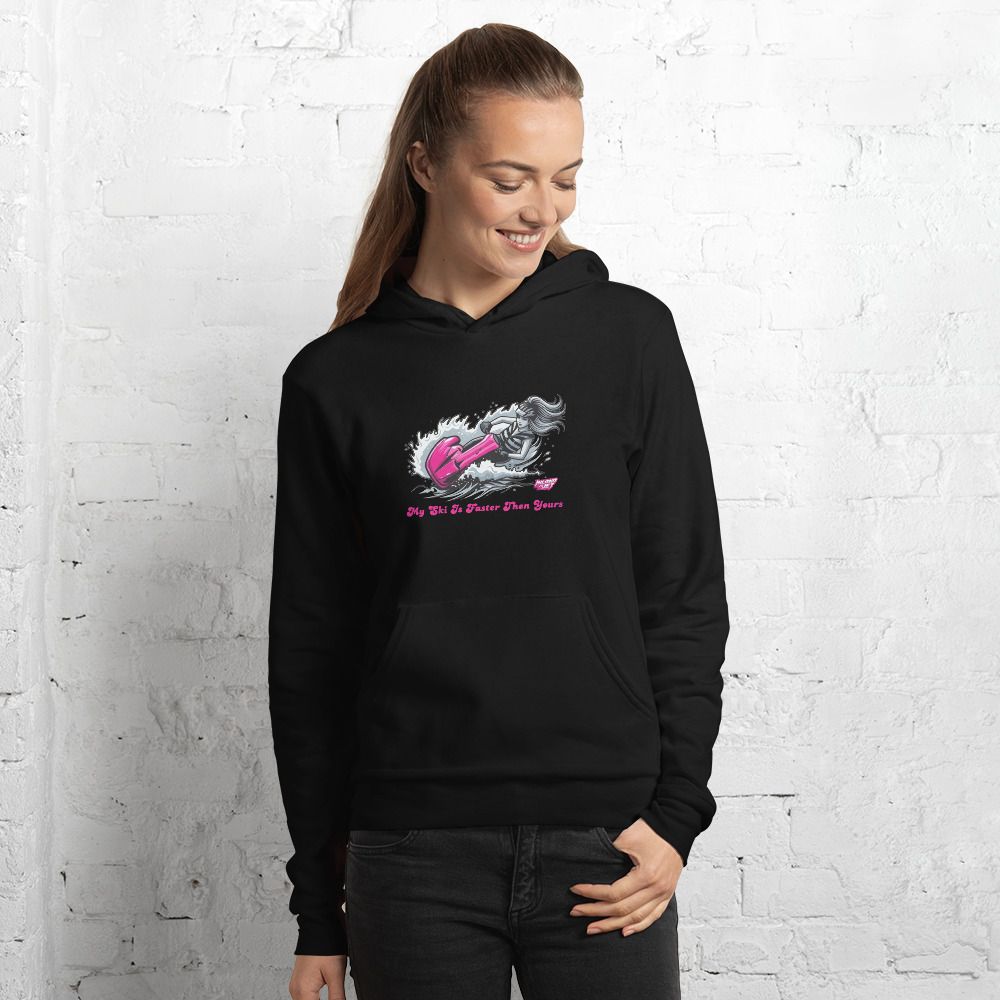 My Ski Is Faster Then Yours Unisex hoodie