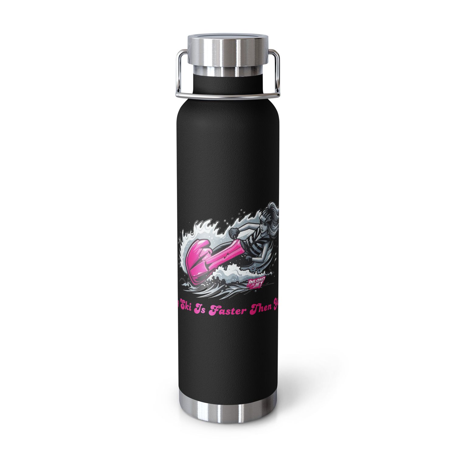 My Ski Is Faster Then Yours Copper Vacuum Insulated Bottle
