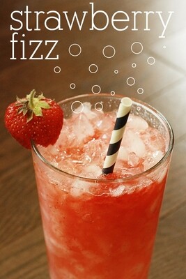 Strawberry Fizz (0% mocktail)