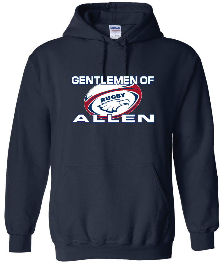 2020 Rugby Fan Wear - Hoodie, Color: Navy