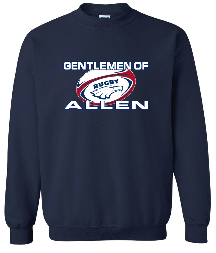 2020 Rugby Fan Wear - Crew Sweatshirt, Color: Navy
