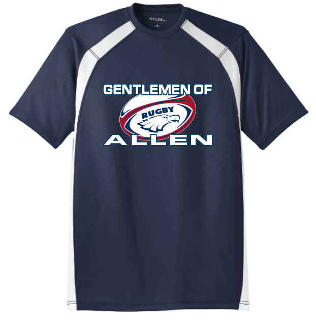 2020 Rugby Fan Wear - DryZone Crew SS, Color: Navy