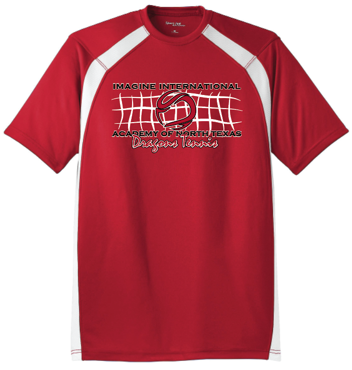 Tennis Net - DryZone SS, Color: Red