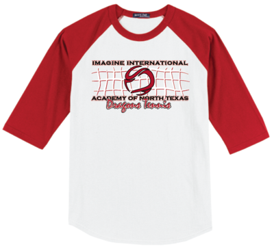 Tennis Net - Raglan Baseball